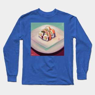 Kawaii Anime Sushi Long Sleeve T-Shirt